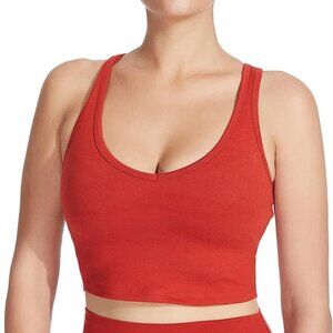 NWT Sage Collective Racerback Crop Top Bra in Tetra
